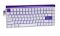 Keyboard: AULA HERO 84 RGB Wired Gaming Keyboard White/Purple (Black King Magnetic Switch)