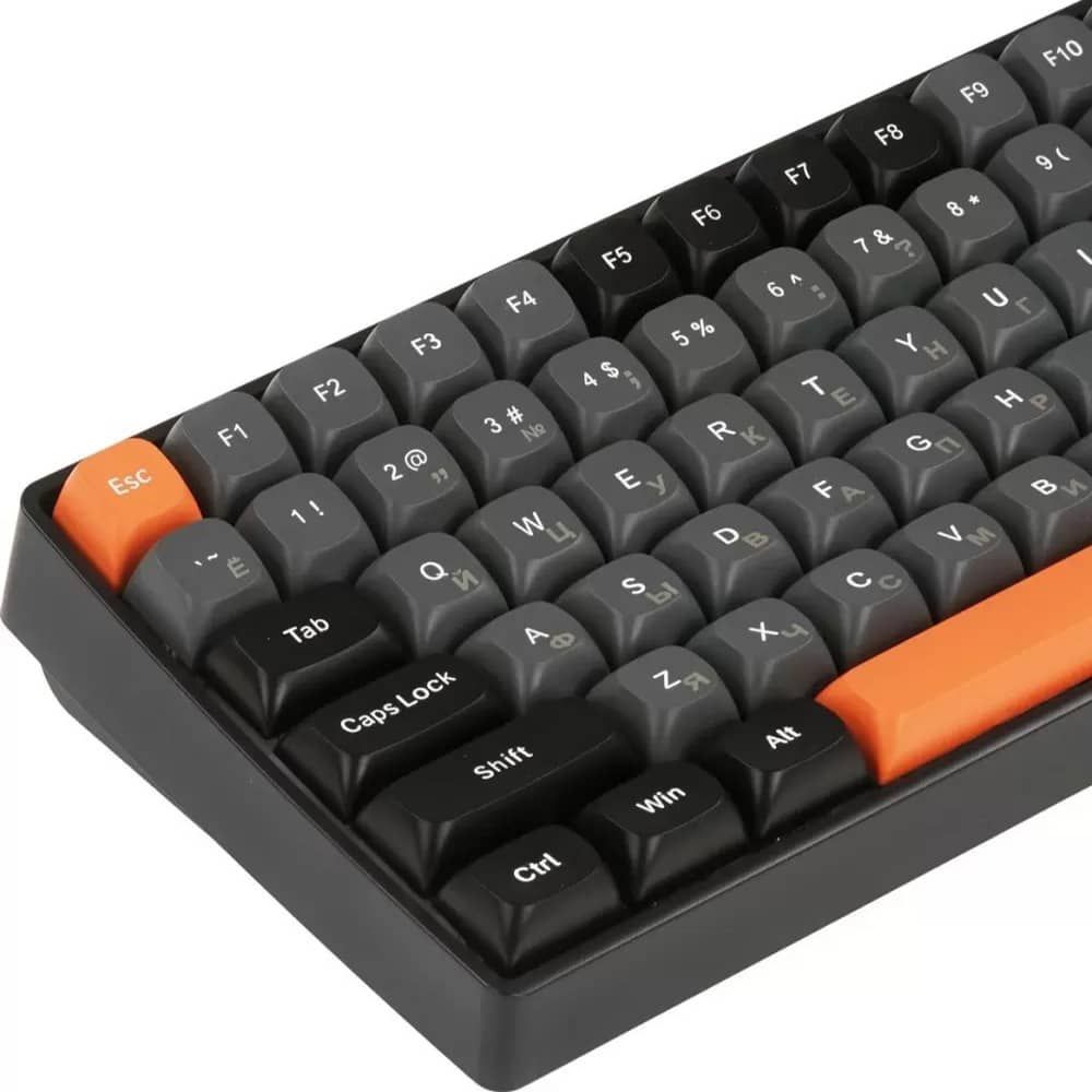 Keyboard: AULA S100 Rainbow LED Wired Gaming Keyboard Black (Blue/Brown ...