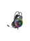 Headphones: AULA S608 RGB Wired Gaming Headset With Adjustable Mic Black