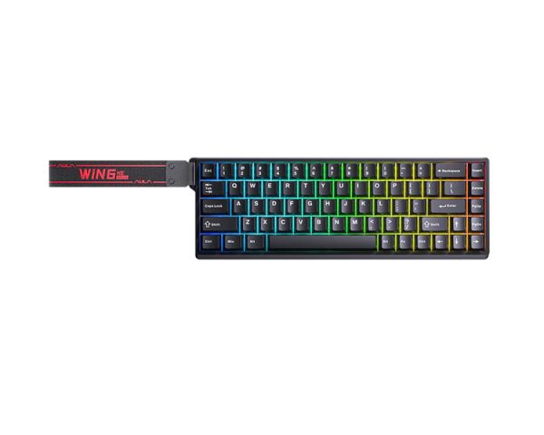 Keyboard: AULA WIN68 HE Standard edition RGB Wired Gaming Keyboard Black (Graywood Magnetic Switch)