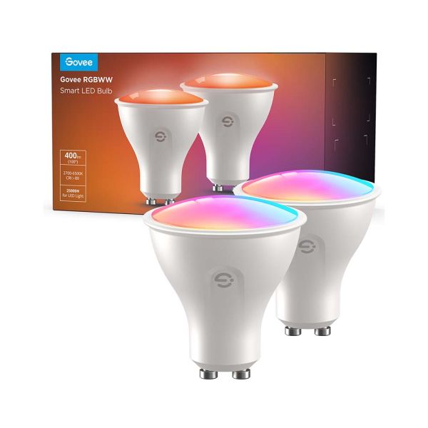 Govee B600D RGBWW Smart LED Bulb GU10 (2 pack)