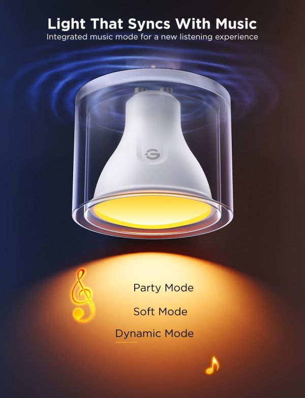 Govee B600D RGBWW Smart LED Bulb GU10 (2 pack)