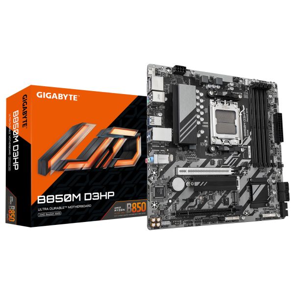 GIGABYTE Motherborard B850M D3HP sAM5 B850 4xDDR5 M.2 HDMI DP mATX