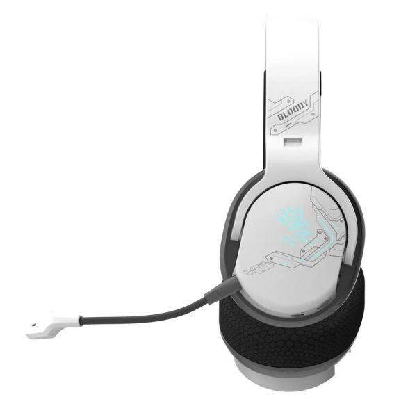Headphones: A4tech Bloody GR370 Bluetooth Wireless Headset Sports White