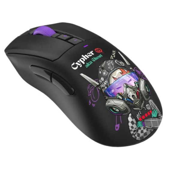 Mouse: A4Tech Bloody R73 Ultra Duo Dual Mode Wireless Gaming Mouse Cypher Ghost