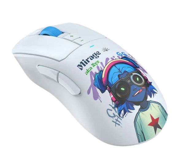 Mouse: A4Tech Bloody R73 Ultra Duo Dual Mode Wireless Gaming Mouse Nyx Mirage