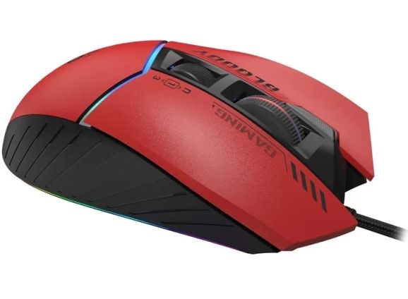 Mouse: A4tech Bloody W95 Max Sports RGB Gaming Mouse Sports Red