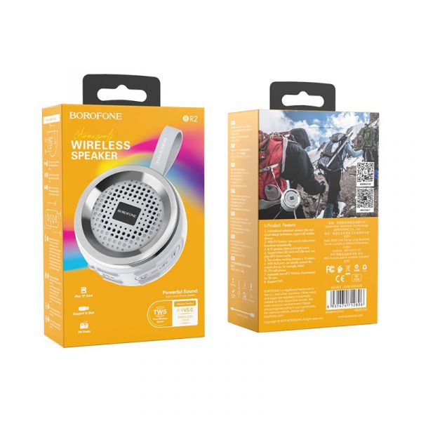 Wireless speaker BR2 Silver Meg