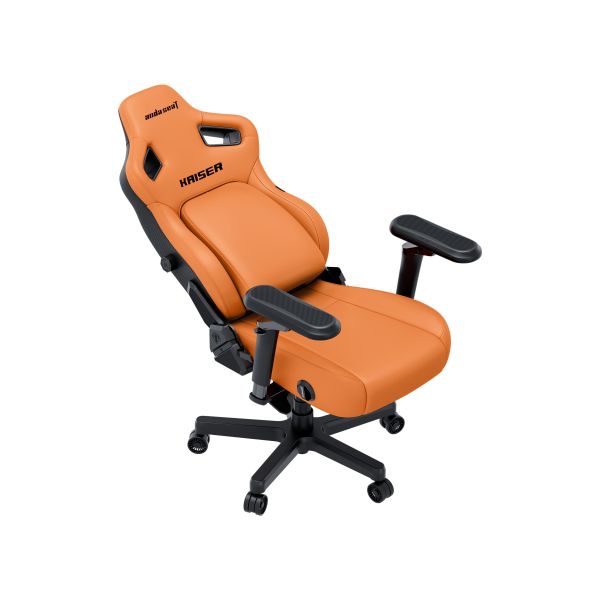 AndaSeat Chair Kaiser 4 V2, PVC leather, 6D-Armrests, orange