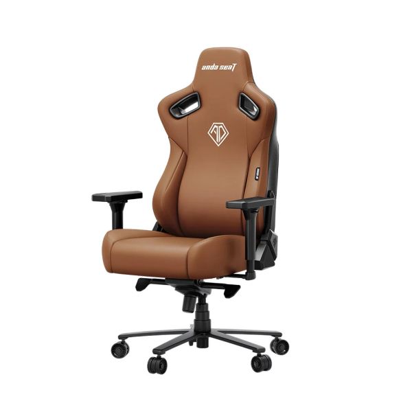 AndaSeat Chair Kaiser 3E, PVC leather, 4D-Armrests, brown