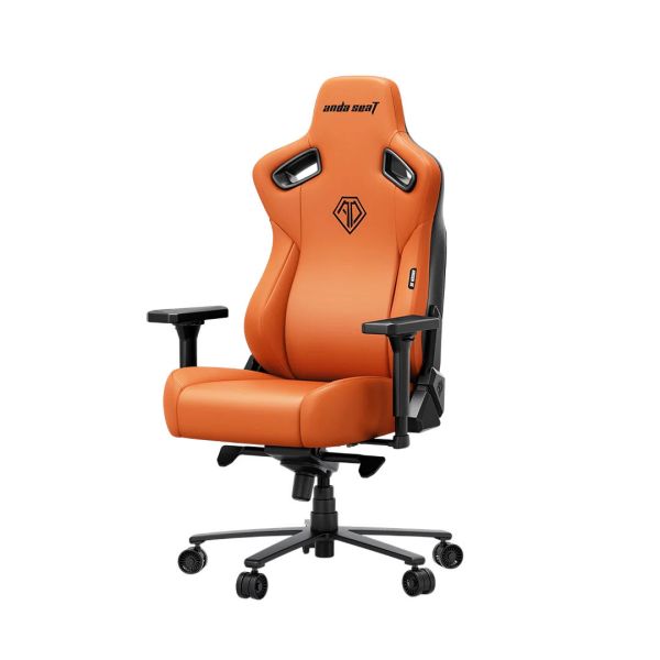 AndaSeat Chair Kaiser 3E, PVC leather, 4D-Armrests, orange
