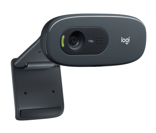 LOGITECH C270 HD Webcam - BLACK - USB