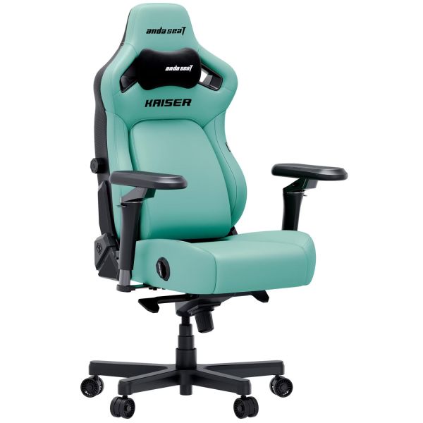 AndaSeat Chair Kaiser 4 V2 XL, PVC leather, 6D-Armrests, green