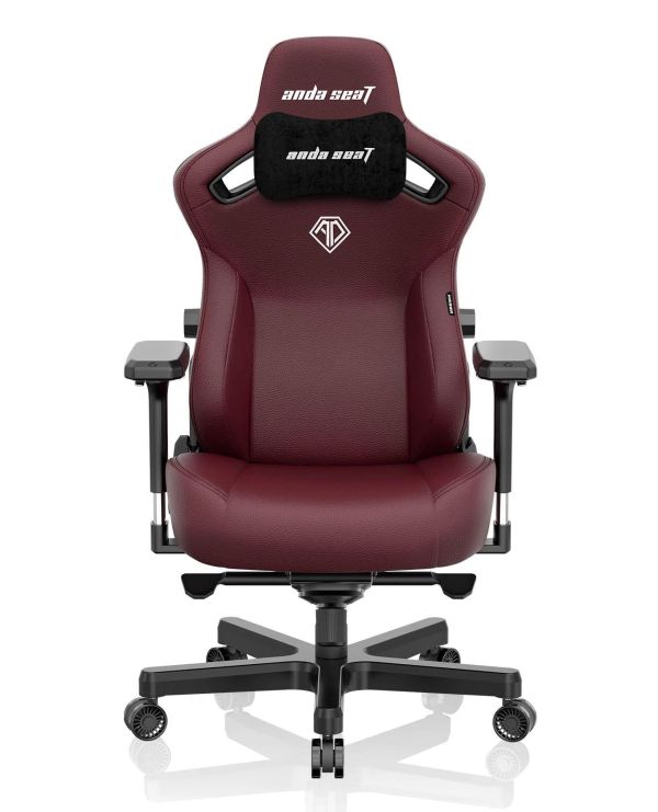 AndaSeat Chair Kaiser 3 XL, PVC leather, 4D-Armrests, maroon