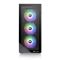 View 200 TG ARGB, THERMALTAKE, CASE, Black, ATX, 3x120mm ARGB Fans, AIO 360mm, air 166mm, GPU 330mm, 2x3.5", USB 3.0x2, Audi