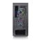 View 200 TG ARGB, THERMALTAKE, CASE, Black, ATX, 3x120mm ARGB Fans, AIO 360mm, air 166mm, GPU 330mm, 2x3.5", USB 3.0x2, Audi