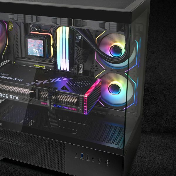 Zalman PC case Chronix V2 without PSU, 1xUSB3.0, 1xUSB2.0, 1x Type C, 2x120mm ARGB Reverse,  4x120mm ARGB, VGA 410mm, LCS ready, TG Side/Front Panel, ATX, black