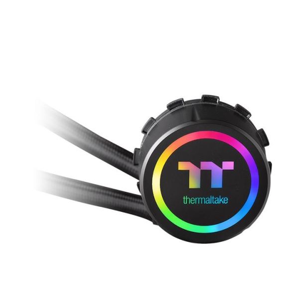 Floe Riing RGB 240 TT Premium Edition, ThermalTake Liquid Cooler, PWM, 12 V/ 5V, 3600 RPM, LGA 2066/2011-3/2011/1700/1200/1