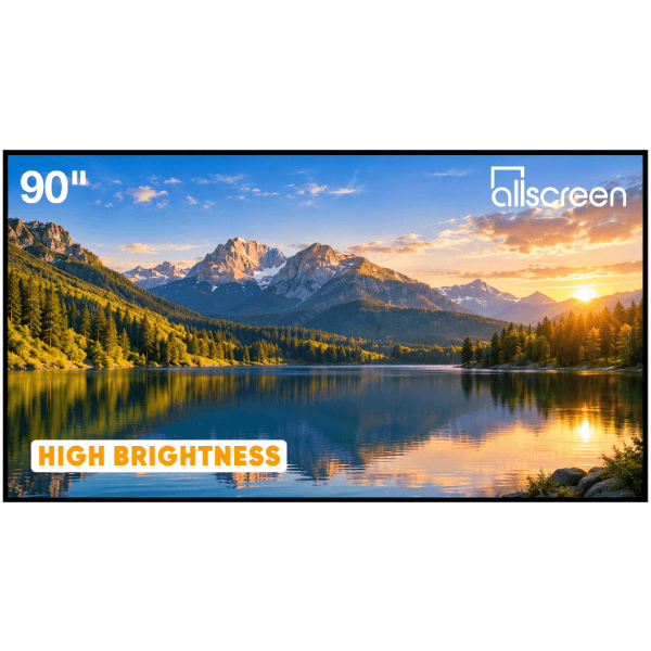 Projector screen Allscreen CNF90HFS, ULTRA THIN BEZEL SCREEN, 203x114CM, 90", 16:9, ALR, High Brightness
