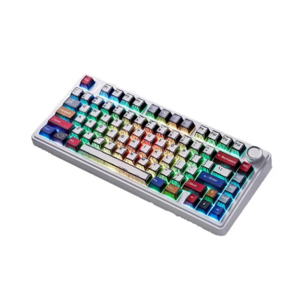 Keyboard: AULA F75 Wireless Mechanical Keyboard Comics Keycap (Reaper Switch)