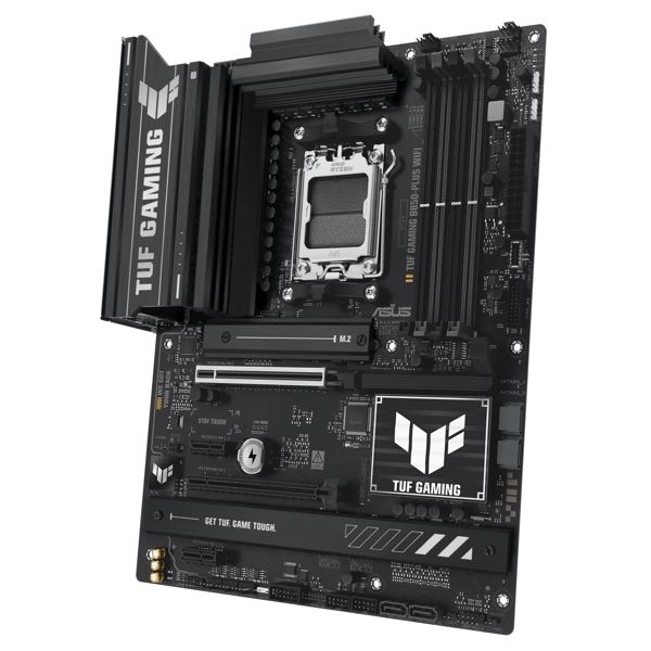 ASUS Motherboard TUF GAMING B850-PLUS WIFI sAM5 B850 4xDDR5 M.2 HDMI DP WiFi BT ATX