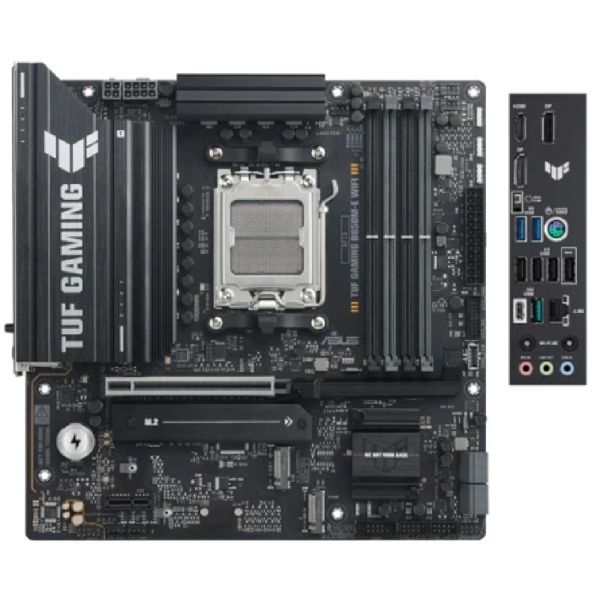 ASUS Motherboard TUF GAMING B850M-E WIFI sAM5 B850 4xDDR5 M.2 HDMI DP WiFi BT mATX