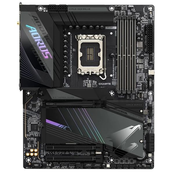 GIGABYTE Motherboard Z790 A PRO X WIFI7 s1700 Z790 4xDDR5 M.2 Wi-Fi ATX