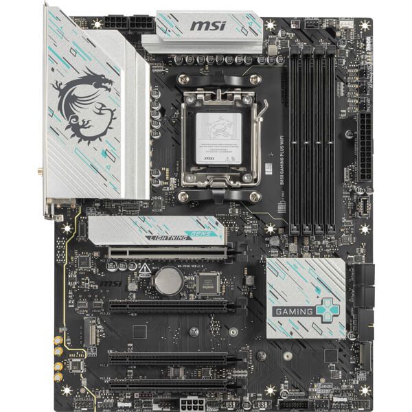 MSI Motherboard B850 GAMING PLUS WIFI sAM5 B850 4xDDR5 M.2 DP WiFi BT ATX