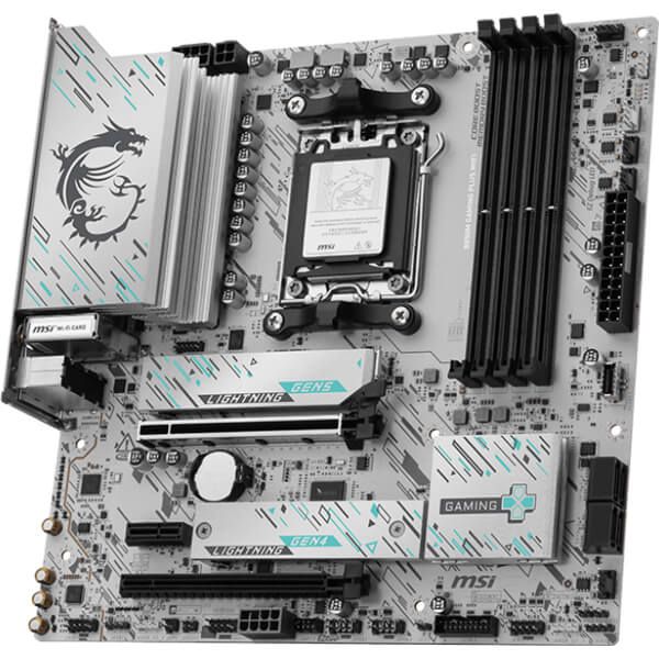 MSI Motherboard B850M GAMING PLUS WIFI sAM5 B850 4xDDR5 M.2 HDMI DP WiFi BT mATX
