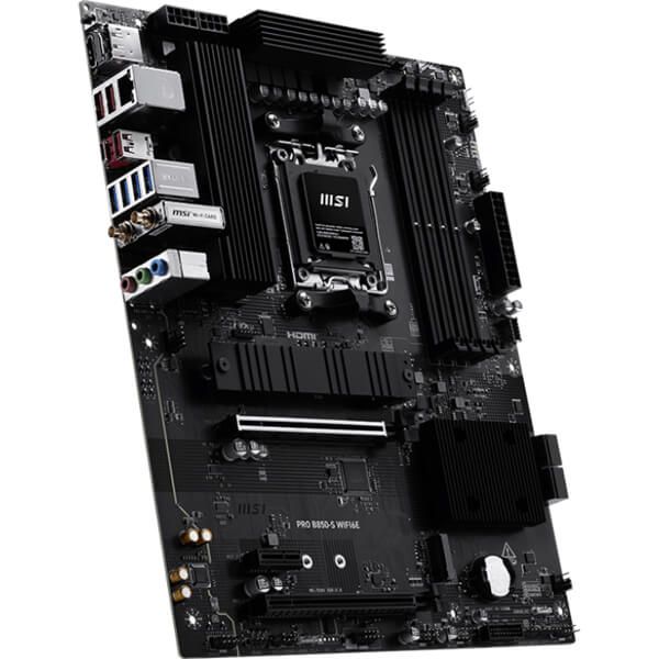 MSI Motherboard PRO B850-S WIFI6E sAM5 B850 4xDDR5 M.2 HDMI WiFi BT ATX