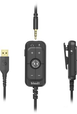 Headphone: A4tech Bloody M590i 7.1 Gaming Headset Sports Lime