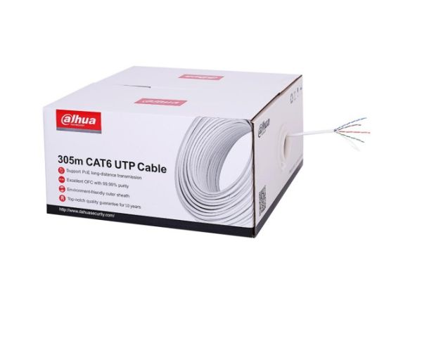 DH-PFM920I-6UN-C, DAHUA, NETWORK CABLE WITHOUT JOINT 305m 100% indoor.