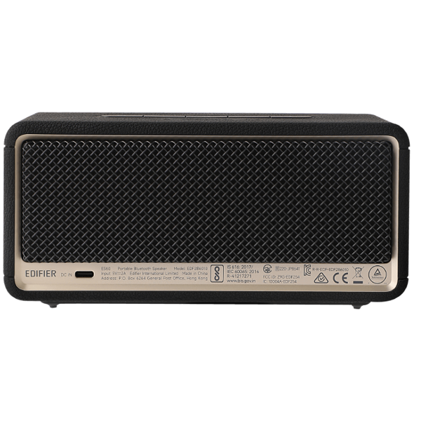 Speaker Edifier ES60, 34W, Bluetooth, Ambient Light Portable Speaker, Black