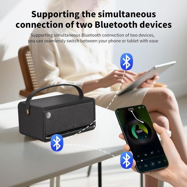 Speaker Edifier MP330, 40W, Bluetooth, USB-C, microSD, Speaker, Black