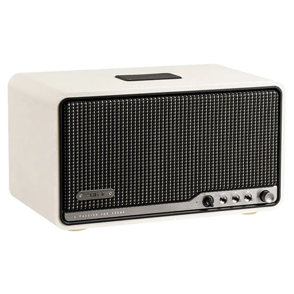 Speaker Edifier S300, 80W, Bluetooth, Wi-Fi (Apple AirPlay), USB-C, AUX, Tabletop Speaker, Ivory