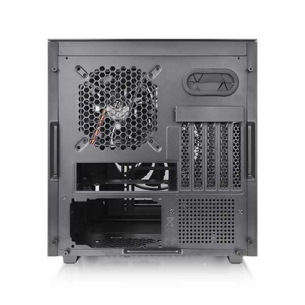Divider 200 TG, THERMALTAKE, CASE, Black, mATX, 200mm+120mm Fans, AIO 280mm, air 185mm, GPU 340mm, 3x3.5", Type-C, USB 3.0x2