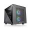 Divider 200 TG Air, THERMALTAKE, CASE, Black, mATX, 200mm+120mm Fans, AIO 280mm, air 185mm, GPU 340mm, 3x3.5", Type-C, USB 3