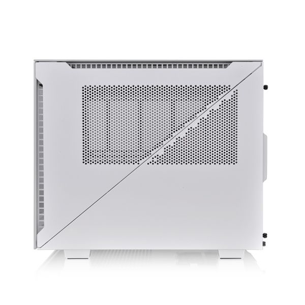 Divider 200 TG Snow, THERMALTAKE, CASE, White, mATX, 200mm+120mm Fans, AIO 280mm, air 185mm, GPU 340mm, 3x3.5", Type-C, USB