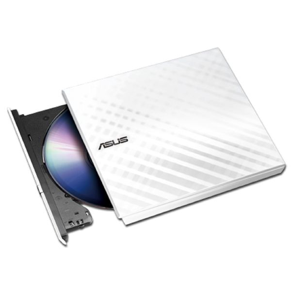 ASUS ODD portable SDRW-08D2S-U LITE DVD+-R/RW burner USB2.0 white Retail Box Slim