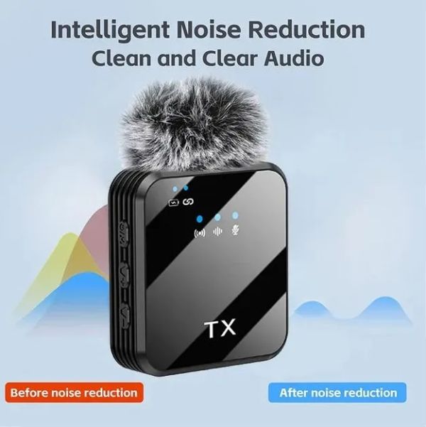 Earldom Collar Clip 3in1 Wireless Microphone MC12