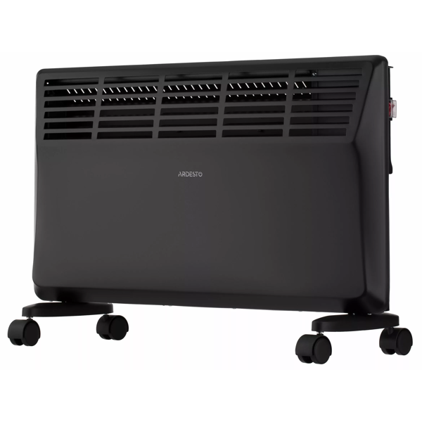 ARDESTO Convector, 20m2, 2000w, mechanical control, open heating element, drying, black