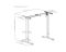 Electric Desk Leg: Vertex VX-SMSTD-01B Single-Motor Sit-Stand Desk (Frame Only)