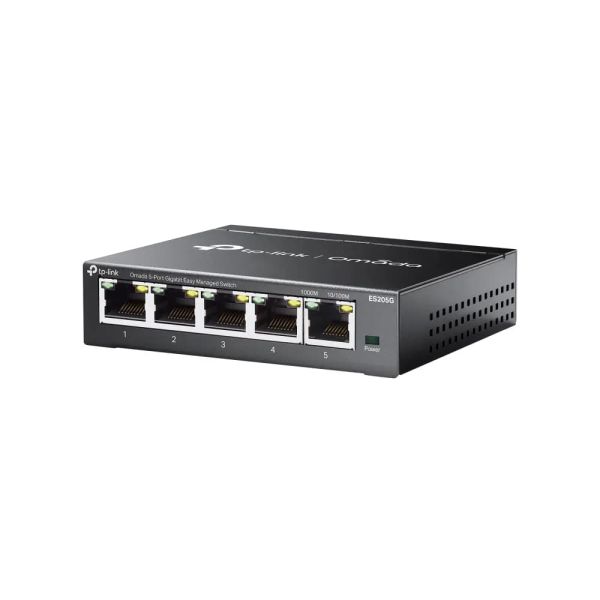 TP-Link, Omada ES205G, 5-Port Gigabit Easy Managed Switch