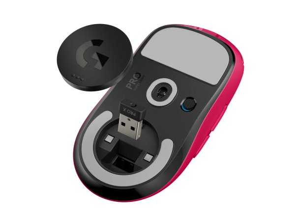 LOGITECH G PRO X SUPERLIGHT Wireless Gaming Mouse - MAGENTA - EER2