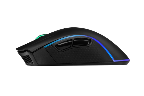 2E GAMING Mouse MG340 WL, RGB, USB-A/WL, black