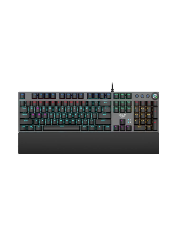 Keyboard: AULA F2058 LED Wired Mechanical Gaming Keyboard (Blue switch)