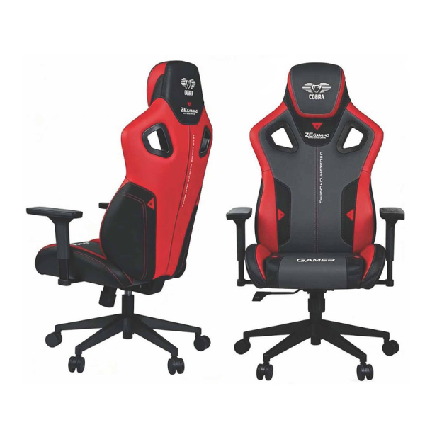 E-Blue Gaming Chair GC312-EEC312 GREY/RED