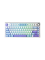 Keyboard: AULA F75 Gasket Wireless Mechanical Keyboard Blue/White/Purple (Reaper Switch)