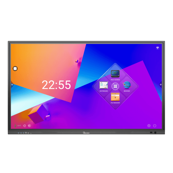 Interactive screen Allscreen Interactive Flat Panels SB-65A14-8/128, 65” 4K, Android 14, RAM 8GB, 128GB, Smart Board, Black