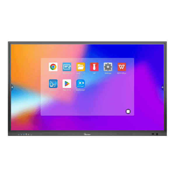 Interactive screen Allscreen Interactive Flat Panels SB-75A14-8/128, 75” 4K, Android 14, RAM 8GB, 128GB, Smart Board, Black